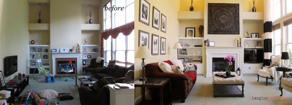 home staging before and after