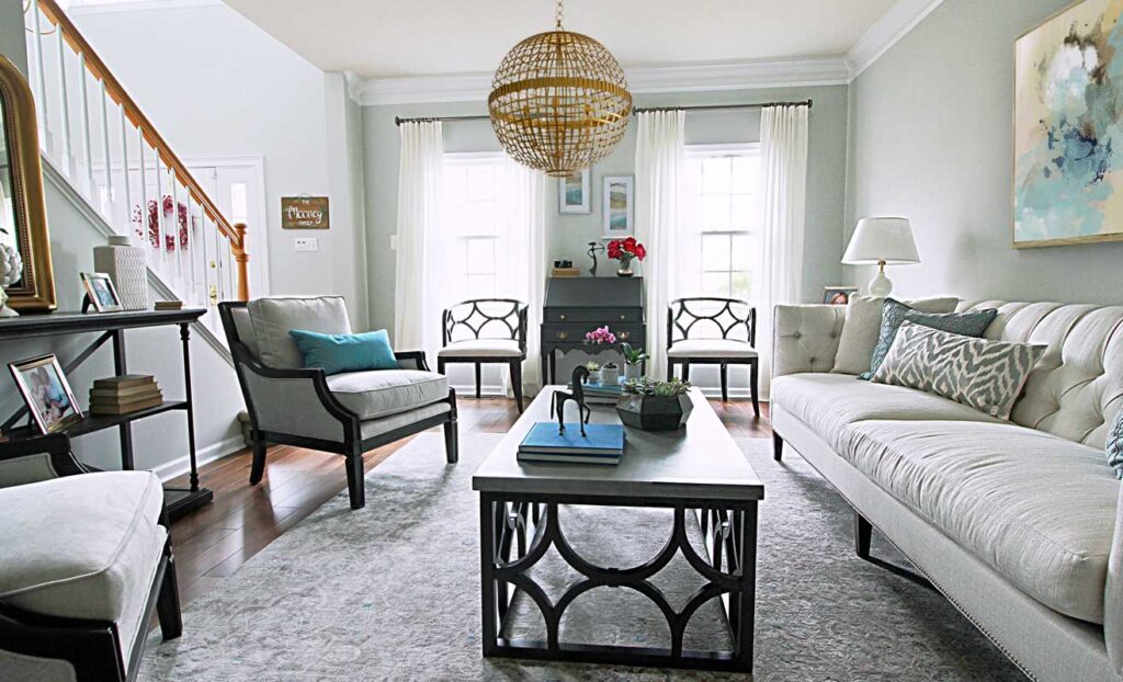 Main Line Home Designer transforms a Downingtown home into a serene elegant space