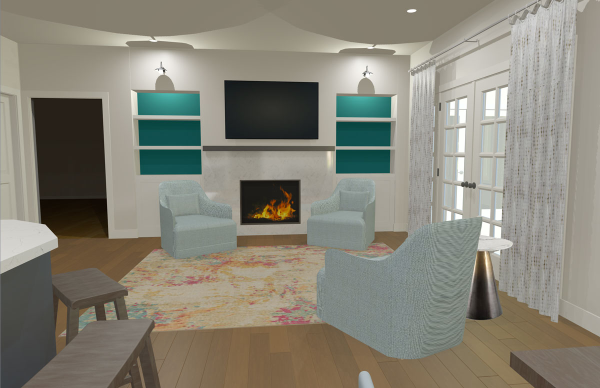 Proposed design for the living area ADA compliant 