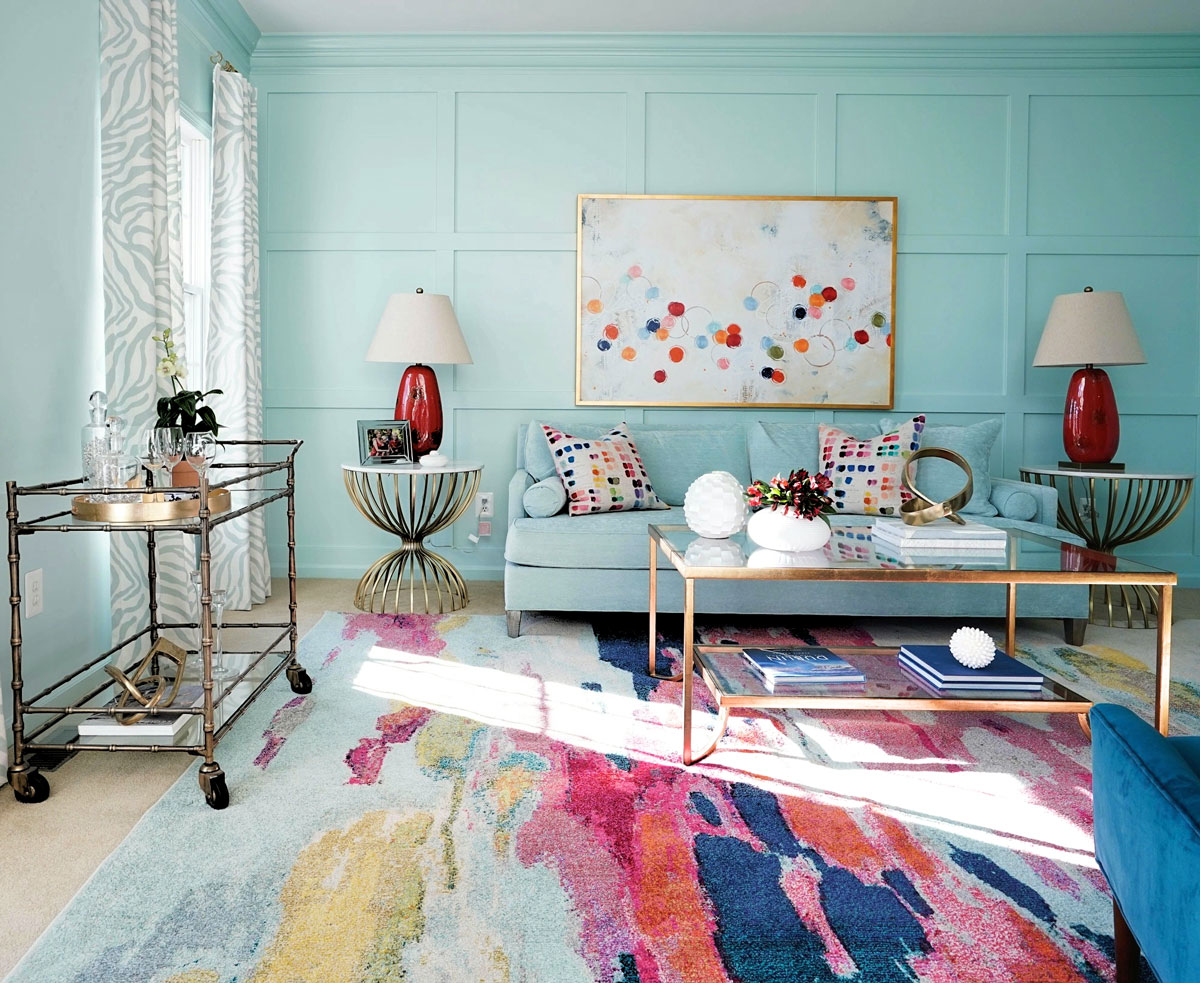 Vivid Harmony: A Bold Transitional Retreat