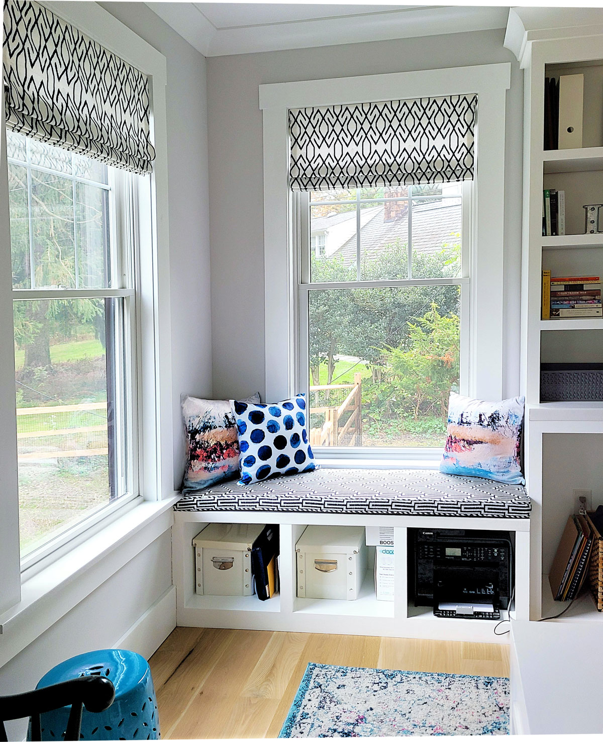 Office nook in Devon remodel