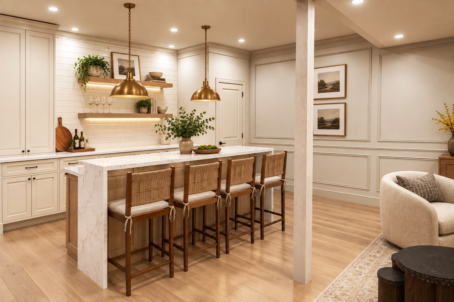 Downingtown Basement Remodel
