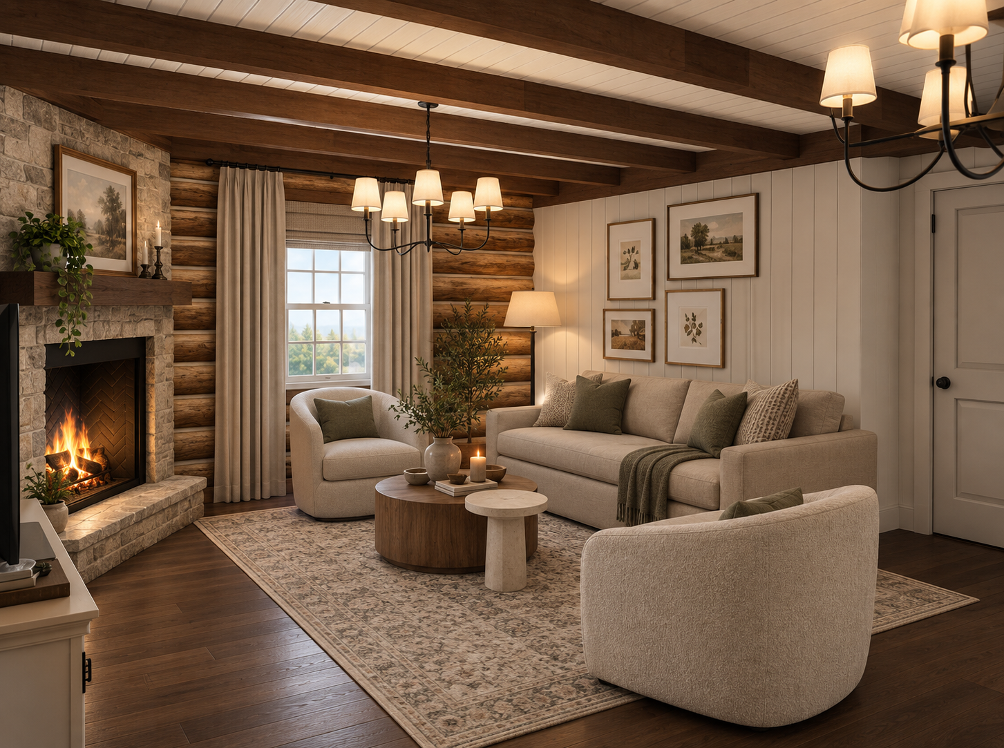 Historic Coatesville Farmhouse Interior Design